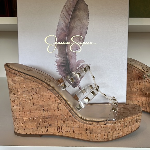 Jessica Simpson Cork Wedge - Picture 2 of 7